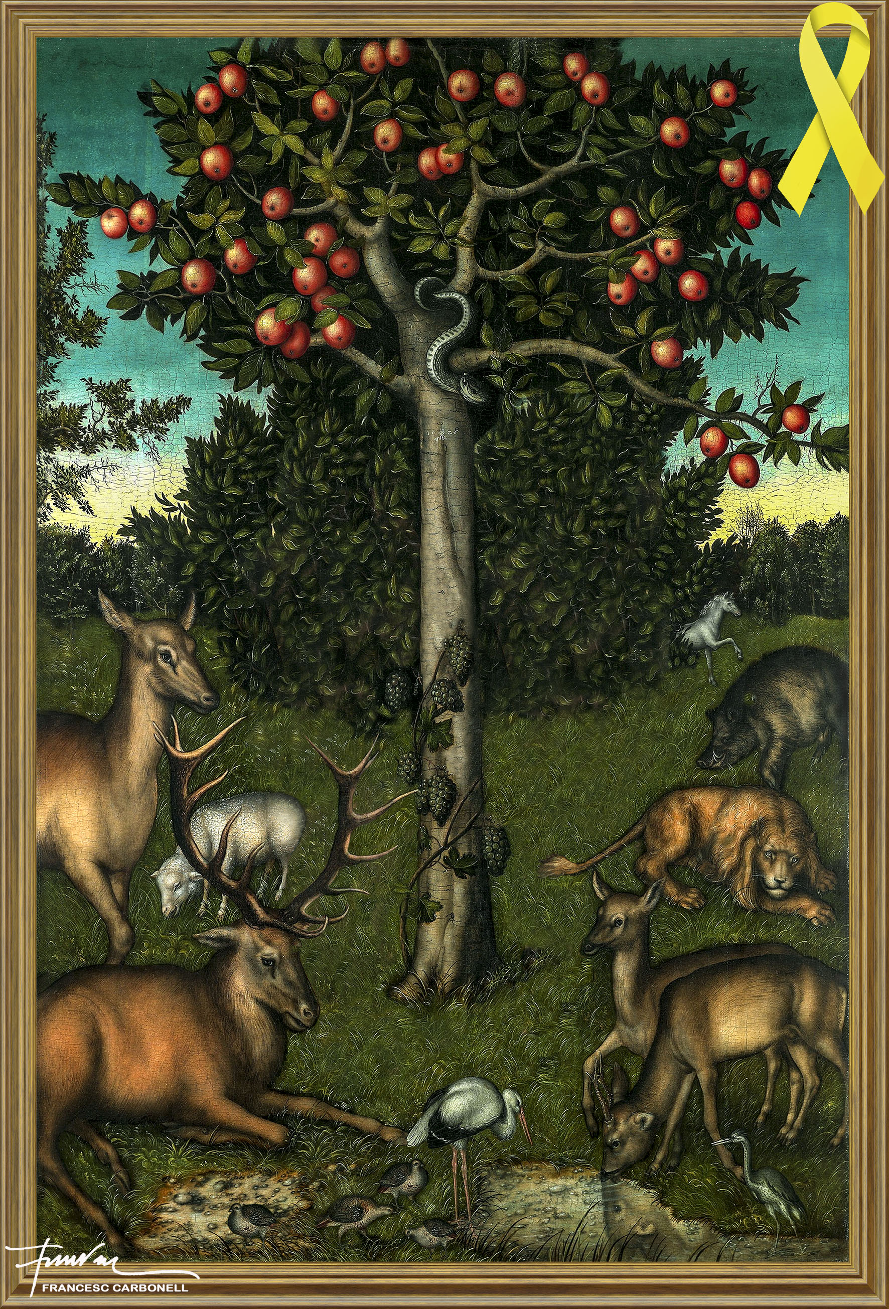 {{title|{{Adam and Eve}}}}1526 {{Technique|oil|panel}} {{Size|cm|117|80}}